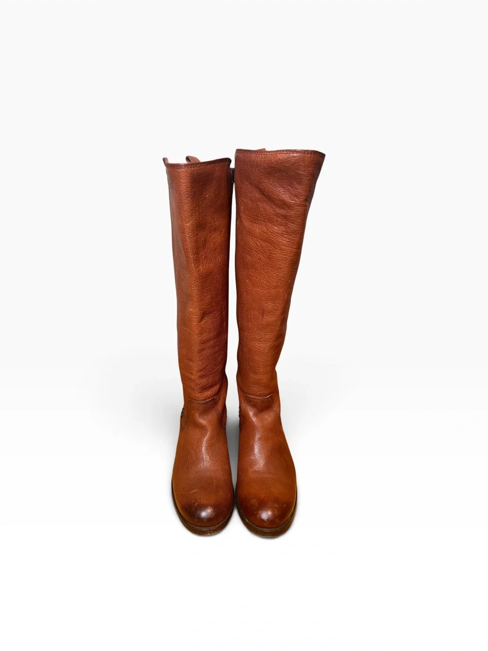 Frye Molly Gore Tall Tan Leather Riding Boots Equestrian Size 6B